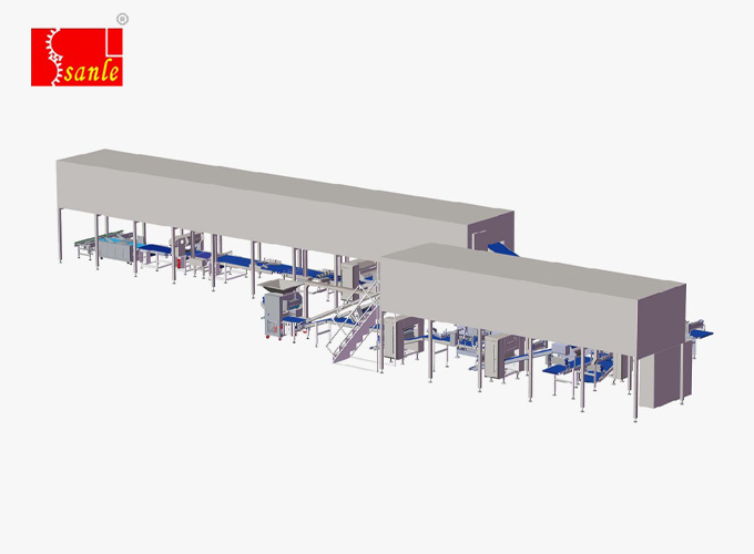ZKSD600/800全自動丹麥酥皮生產線
